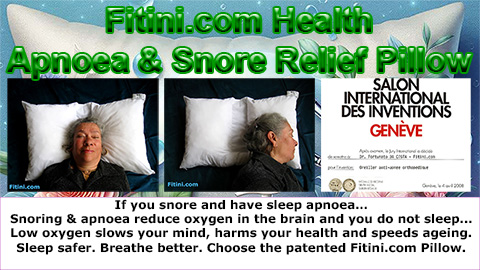 Fitini Cushions & pillows are the best patented pillows for your Beauty: best antisnoring pillows, best antisnore pillows, antiapnoea pillows, antiapnea pillows, ageing pillows, insomnia pillows, back pain pillows | Sleep like an Angel!